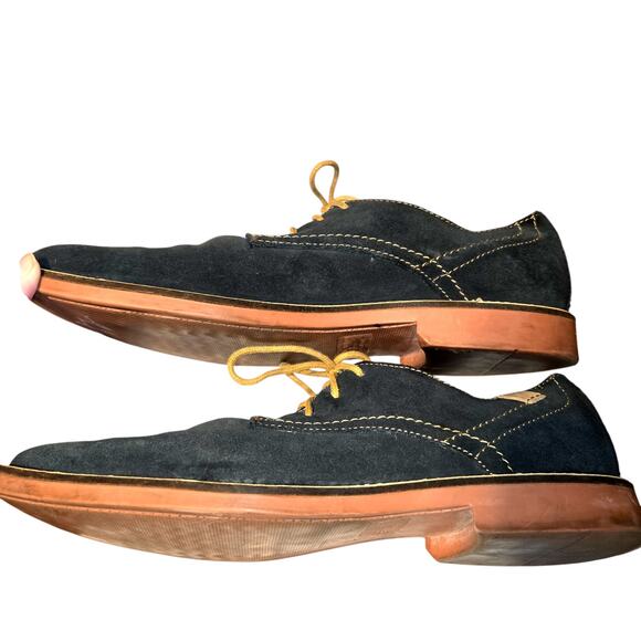 Skechers Mark Nason 12 Blue Memory Foam Men's Causal Tennis Sneaker Shoes Ties - Picture 3 of 8